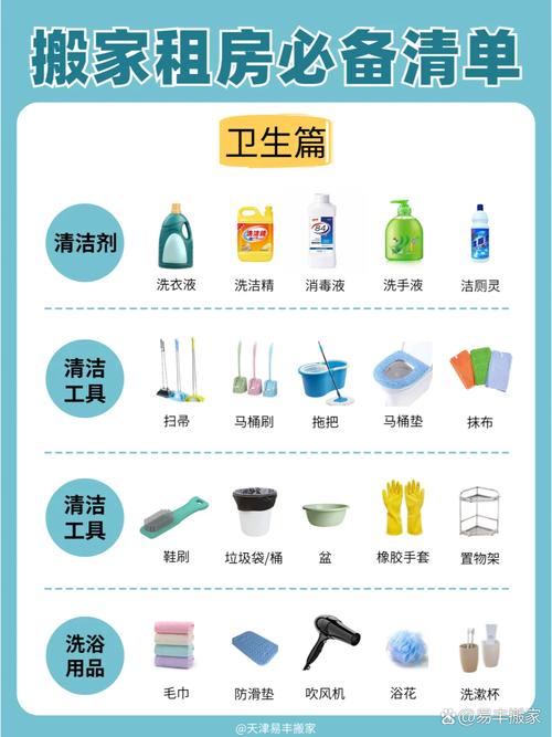 租房入住必备清单建议直接照着买 租房搬家一头雾水?快来收藏这份超实
